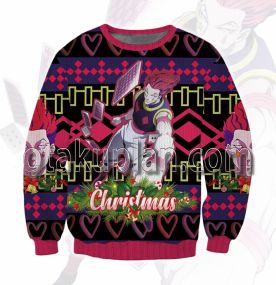 Hisoka Hunter X Hunter 3d Printed Ugly Christmas Sweatshirt