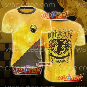 Hufflepuff House Hogwarts Harry Potter New Unisex 3D T-shirt