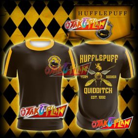 Hufflepuff Quidditch Team Est 1092 Harry Potter Unisex 3D T-shirt
