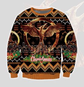 Hunger Games Mockingjay 3D Printed Ugly Christmas Sweatshirt