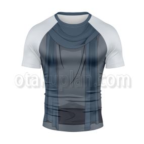 Hunter Freecss Ging Grey Cosplay Short Sleeve Compression Shirt
