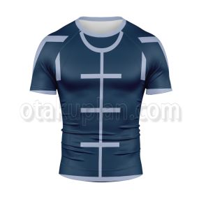 Hunter Hunter Abengane Blue Short Sleeve Compression Shirt