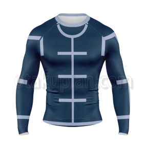 Hunter Hunter Abengane Blue Uniform Long Sleeve Compression Shirt
