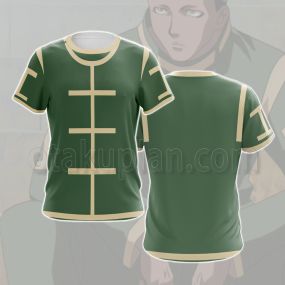 Hunter Hunter Abengane Green Uniform Cosplay T-Shirt