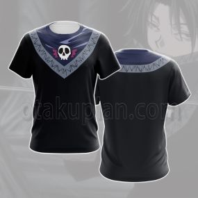 Hunter Hunter Feitan Black Battle Suit Cosplay T-Shirt