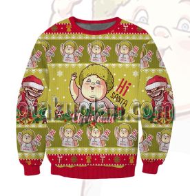 I Belive In Santa 3D Printed Ugly Christmas Sweatshirt
