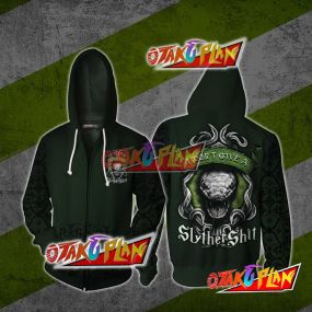 I Don't Give A SlytherShit Harry Potter 3D Zip Up Hoodie