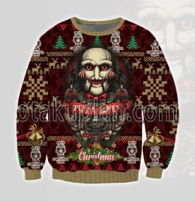 I Want To Play A Game Saw 3D Printed Ugly Christmas Sweatshirt