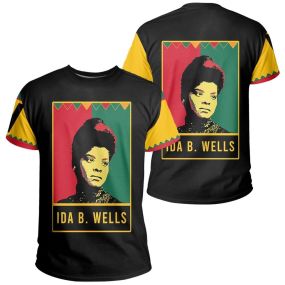 Ida B Wells Black History Month Men Style African T-Shirt