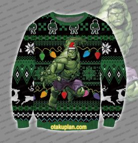 Incredible Hulk Green Ugly Christmas Sweatshirt