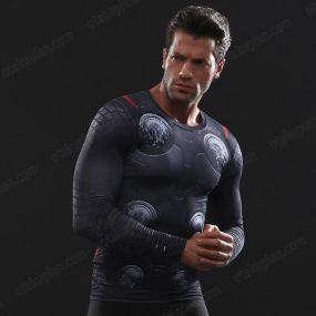 Infinity War Odinson Long Sleeve Compression Shirt For Men
