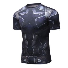 Infinity War Rogers Short Sleeve Compression Shirt For Men