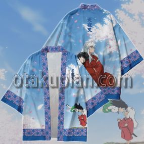 Inuyasha Blue Wallpaper Kimono Anime Cosplay Jacket