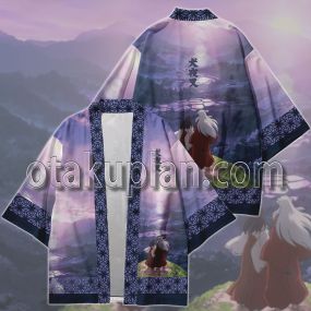 Inuyasha purple Wallpaper Kimono Anime Cosplay Jacket