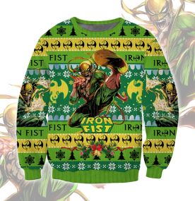 Iron Fist 2023 3D Printed Ugly Christmas Sweatshirt