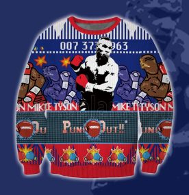 Iron Mike Tyson 3D Print Ugly Christmas Sweatshirt