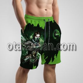 Jade Mortal Kombat Beach Shorts