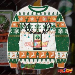 Jagermeister 2410 3D Print Ugly Christmas Sweatshirt