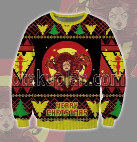Jean Grey X Heros 3d Printed Ugly Christmas Sweatshirt