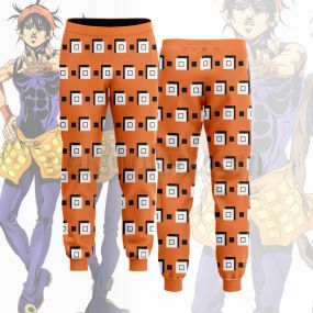 Anime Bizarre Adventure Narancia Ghirga Cosplay Jogger Pants