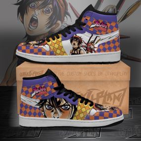 Anime Bizarre Adventure Narancia Ghirga Anime Sneakers Shoes