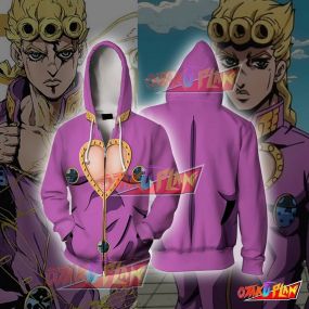 Anime Golden Wind Giorno Giovanna Cosplay Hoodie Jacket