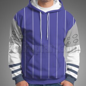 Anime Golden Wind Squalo Blue Cosplay Hoodie