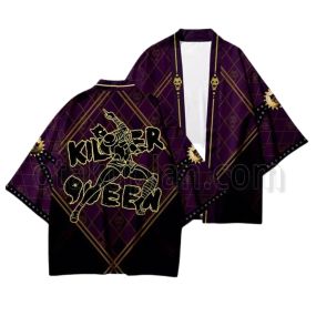 Anime Bizarre Adventure Kimono Cosplay Unisex Summer Casual Clothes Killer Qeen Kinomo