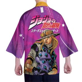 Anime Bizarre Adventure Kimono Gyro Zeppeli Kimono Custom Clothes