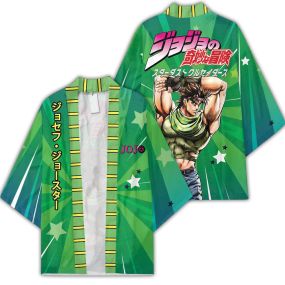 Joseph Joestar Anime Bizarre Adventure Kimono Custom Uniform Anime Clothes Cosplay Jacket