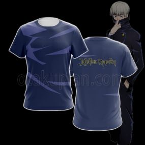Anime Sorcery Fight Toge Inumaki Blue Cosplay T-Shirt