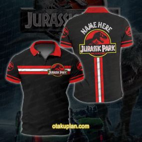 Jurassic World Custom Name Polo Shirt