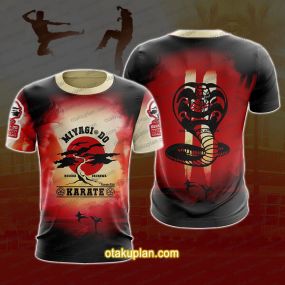 Karate Kid and Cobra Kai Red T-Shirt