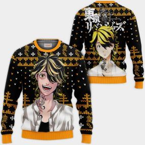 Kazutora Hanemiya Ugly Christmas Sweater Tokyo Revengers Hoodie Shirt