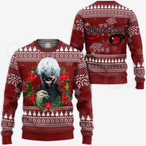 Ken Kaneki Cool Ugly Christmas Sweater Tokyo Ghoul Hoodie Shirt