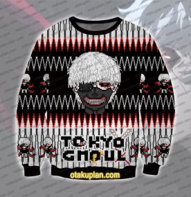 Ken Kaneki One-Eyed Ghoul Tokyo Ghoul Ugly Christmas Sweatshirt