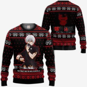 Ken Kaneki Ugly Christmas Sweatshirt Tokyo Ghoul Hoodie 1