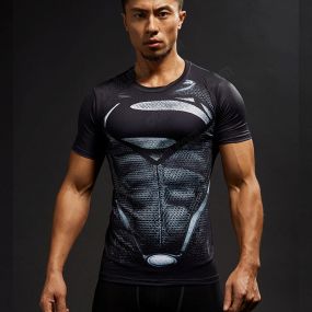 Kent Short Sleeve Sports Compression Shirt For Men