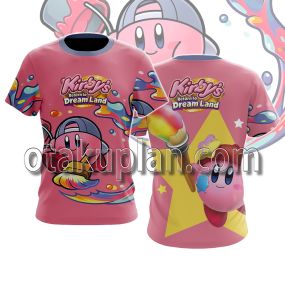 Kirby Star Wallpaper T-Shirt