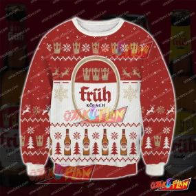 Kolsch V2 3010 3D Print Ugly Christmas Sweatshirt