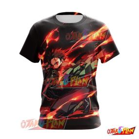 Demon Slayer Demon Slayer Tanjiro Action T-Shirt KNY212