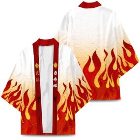 Kyojuro Fire Kimono Custom Uniform Anime Clothes Cosplay Jacket