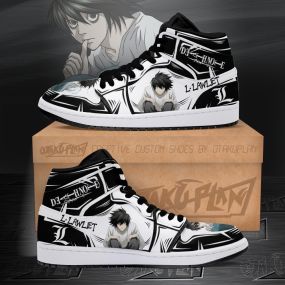 L Lawliet Death Note Anime Sneakers Shoes