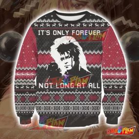 Labyrinth 3D Print Ugly Christmas Sweatshirt