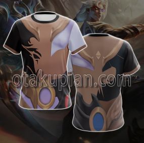 League of Legends Dawnbringer Nightbringer Skins Kayn Cosplay T-shirt