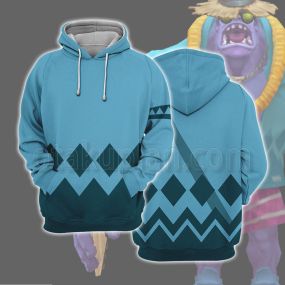 League Of Legends Dr Mundo Pool Party Cosplay Hoodie