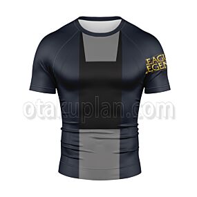 League Of Legends Lol Akali Fullset Black Short Sleeve Compression Shirt