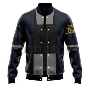 League Of Legends Lol Akali Fullset Black Varsity Jacket