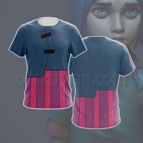 League Of Legends Lol Arcane Young Jinx Top Cosplay T-Shirt