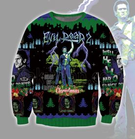 Lightning Storm Evil Dead 2 2023 3D Printed Ugly Christmas Sweatshirt